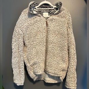 Gray/Grey Sherpa Crewneck Thread and Supply